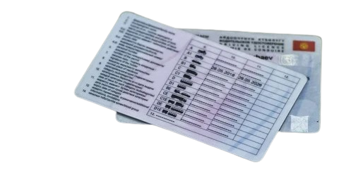 Водительские права и ключи от авто.